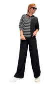 Kadın Triko Lastikli Bol Pantolon 12811 BGL-ST04224 thumbnail 3