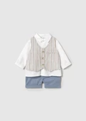 Mayoral Erkek Bebek Şort Ve Yelek Set - 2