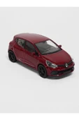 1:36 Ölçek Diecast Çek Bırak Metal Model Araba Kırmızı Renault Clio Rs thumbnail 1