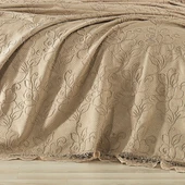 NAZİK 7 PARÇA PİKELİ NEVRESİM TAKIMI GELİN SETİ ROSELLA BEJ thumbnail 6