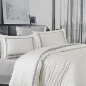 PAMUK SATEN NEVRESİM TAKIMI ÇİFT KİŞİLİK TREND GRİ thumbnail 1