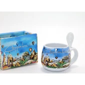 Kaşıklı Yöresel Kahve Fincanı Tekli Model 2 - 1