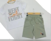 Çikoby  Yeşil i Erkek Çocuk Şort Takım thumbnail 2