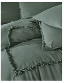 MAJOLİ MADDOX ÇİFT KİŞİLİK NEVRESİM TAKIMI DARK PAMPAS thumbnail 3