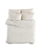 LİENNA ÇİFT KİŞİLİK NEVRESİM TAKIMI KREM thumbnail 3