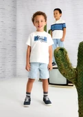 Mayoral Erkek Çocuk Baskılı Tshirt - 1