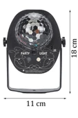 Quenlite QD-14 Renkli 3in1 Sahne Led Efekt ve Lazer Işık 16 Çeşit Desen - 4