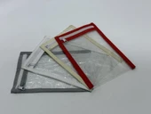 Toz Geçirmez Fermuarlı Şeffaf Torba - Kozmetik Düzenleyici 16x10cm (10 Adet) - 2