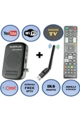 Sunplus Astra Turbo HD Çanaklı-Çanaksız Wi-fi Dahil Full Hd Sınırsız Sinema Paketli Uydu Alıcısı - 1