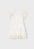 Mayoral Kız Çocuk İşlemeli Tül Elbise thumbnail 3