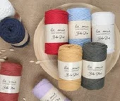 La Mia Boho Siyah Büküm Makrome İpi - L006 - 33997 - 2