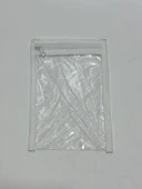 Toz Geçirmez Fermuarlı Şeffaf Torba - Kozmetik Düzenleyici 16x10cm (10 Adet) - 3