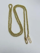 Çift Halkalı Çanta Askı Zinciri 120cm (Light Gold) - 6