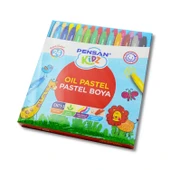 Pensan Kidz Karton Kutu Pastel Boya 24 Renk - 2