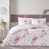 TAÇ TEK KİŞİLİK RANFORCE NEVRESİM TAKIMI MARİAN PEMBE - 2