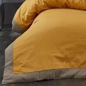 NAZİK SATEN NEVRESİM TAKIMI ÇİFT KİŞİLİK AMANDA HARDAL thumbnail 4