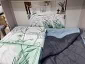 CEYLİN ÇİFT KİŞİLİK NEVRESİMLİ ÖRTÜ SETİ YEŞİLBAHAR GRİ MİNT thumbnail 2