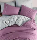 MAJOLİ ÇİFT KİŞİLİK RANFORCE DÜZ RENK NEVRESİM TAKIMI LONDON thumbnail 2