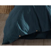 LİMASSO GOFRE ÇİFT KİŞİLİK NEVRESİM TAKIMI PARADİSO DRESS BLUE thumbnail 2