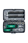 1/4" Altıköşe Cırcırlı Lokma Anahtar Ve Bits Uç Seti 38 Parça - 2