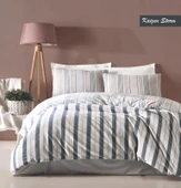 MAJOLİ NATUREL ÇİFT KİŞİLİK NEVRESİM TAKIMI KAİZEN SOLİD thumbnail 2