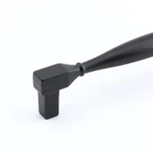 10 Adet Kare Kulp Mobilya Mutfak Dolabı Çekmece Dolap Kapak Kulpu Kulbu Siyah (96 MM-9.6 CM) Metal thumbnail 5