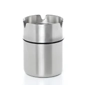 Dekoratif Küçük Küllük Araba İçi Bardak Uyumlu Çıkarılabilir Temizlenebilir Paslanmaz Metal 1 Adet - 4