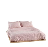 LİENNA ÇİFT KİŞİLİK NEVRESİM TAKIMI PUDRA thumbnail 2