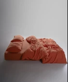 STONEWASHED NEVRESİM TAKIMI ÇİFT KİŞİLİK MECCA ORANGE - 3