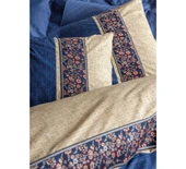 CB FOLKART ÇİFT KİŞİLİK NEVRESİM TAKIMI RAYEN LACİVERT thumbnail 2