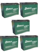 ORBUS 12V 24 AMPER (DİK) ELEKTRİKLİ BİSİKLET AKÜSÜ  5'lü PAKET - 1