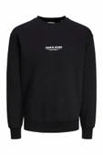 Jack Jones Vester Bro Bisiklet Yaka Erkek Sweat 12266164 - 1