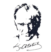 Svn Ata Silüet Sticker A5 Beyaz - 2 adet - 1