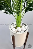 BİÇİÇEK   150cm Areka Ağacı Ayaklı Metal Saksıda - 4