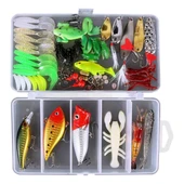 Balıkçılar İçin Özel Kutulu Gerçek Olmayan Olta Yemleri ve Balık Tutma Aksesuarı Seti - 2