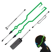 Reflektif Pilli Işık Şerit Kask Güvenlik Motosiklet Bisiklet Scooter Led Işık Gece Sürüş Şeridi - 1