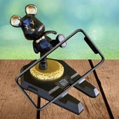 Sevimli Ayıcık Masaüstü Telefon Tablet Tutucu Kademeli Stand - 1