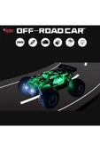 Uzaktan Kumandalı Full Fonksiyon 2.4G 1:18 Şarjlı High Off Road Araba Led Işıklı - 6