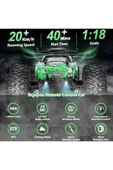 Uzaktan Kumandalı Full Fonksiyon 2.4G 1:18 Şarjlı High Off Road Araba Led Işıklı - 4