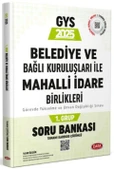 2023 Belediye ve Bağlı Kuruluşları İle Mahalli İdare Birlikleri 1. Grup Soru Bankası Data Yayınları - 1