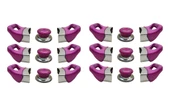 Tencere Tava Sahan Kulp ve Kapak Kulpu Fuşya Pembe 6 Set - 1