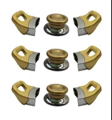 Tencere Tava Sahan Kulp ve Kapak Kulpu Altın Sarı Gold 3 Set - 1