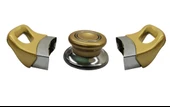 Tencere Tava Sahan Kulp ve Kapak Kulpu Altın Sarı Gold 4 Set - 2