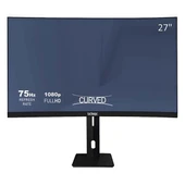 Technopc TPL27CS 27" FHD VA 8ms 250Nit HDMI+DP+VGA Adjutable Ayak Curved Monitör TPMNT10F080656 - 1
