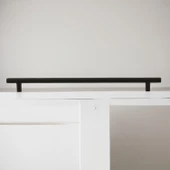 Rosemary 10 Adet Siyah Metal Kulp (320 MM-32 CM) Mobilya Mutfak Çekmece Dolap Dolabı Kulpu Kulbu Kulpları - 4