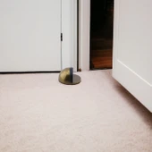 Yarımay 5 Adet Eskitme Antik Sarı Kapı Stoperi Tamponu Metal Kapı Altı Kolu Stopu Durdurucu Tutucu thumbnail 6