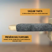 BEYLİNİ Kedi Tırmanma Merdiveni Duvara Monte 2 Li Paket Tırnaklar ve Ayak Rahatlatıcı Dekoratif %100 Ahşap - 2