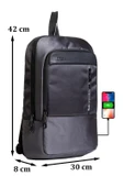 Dada 08 Slim Laptop Tablet Bölmeli Sırt Çantası 15.6 inç thumbnail 2