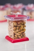 Akrilik Fuşya 12 Li Baharat Kavanozu & Baharatlık & Baharatlık Seti 200 ML ( CAM DEĞİLDİR ) - 3