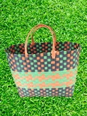 Plastik Örme Pazar Çantası BÜYÜK BOY thumbnail 6